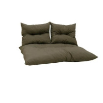 Classic pallet kit - taupe - mattress + 2 back cushions - JARDIN PRIVE