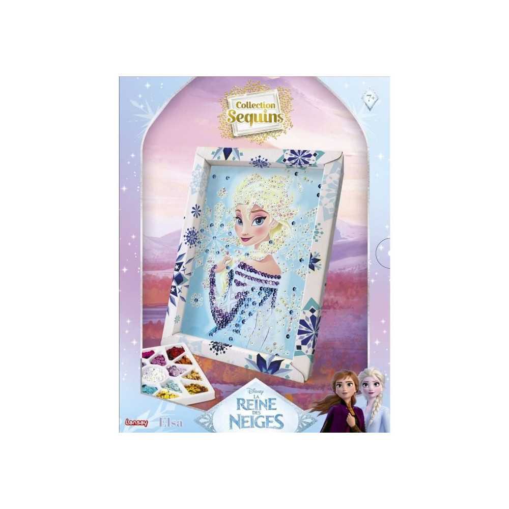Jeu de création - LANSAY - Collection sequins - ELSA LA REINE DES NEI