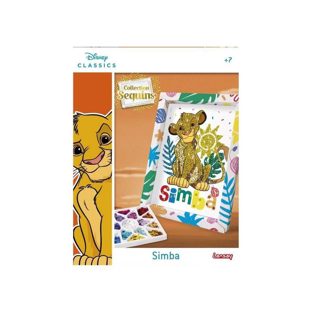 Jeu de création - LANSAY - Collection sequins - SIMBA LE ROI LION - D
