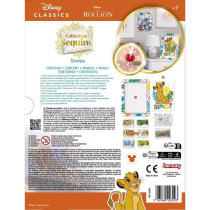 Jeu de création - LANSAY - Collection sequins - SIMBA LE ROI LION - D
