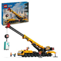 LEGO City 60409 Yellow Mobile Construction Crane, Building Set Gift fo
