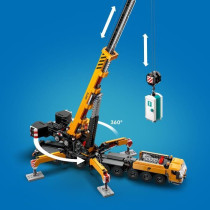 LEGO City 60409 Yellow Mobile Construction Crane, Building Set Gift fo