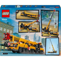 LEGO City 60409 Yellow Mobile Construction Crane, Building Set Gift fo