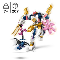 LEGO 71807 NINJAGO Sora's Technology Elemental Robot, Children's Toy w