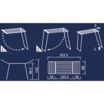 FLEIFHEIT CLASSIC Solid 180 Floor Dryer - Extension length: 18 m