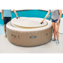 Couverture Thermique - INTEX - PureSpa Rond - 4 places - Evite la dép