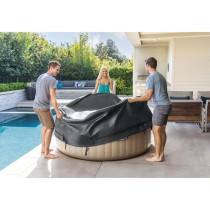 Couverture Thermique - INTEX - PureSpa Rond - 8 places - Evite la dép