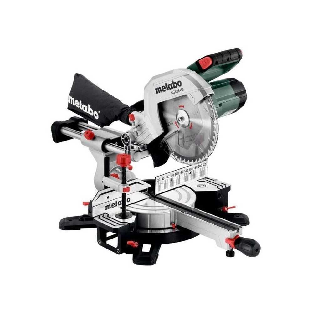 Radial miter saw - METABO - KGS 254 M - precision cut line LED - 61325 Radial miter saw - METABO - KGS 254 M - precision cut line LED - 61325