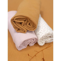 Maxi swaddle - Printed - 100x100 cm - Printed - Polka dots