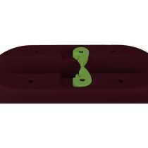 Cavaliere Osaka Jardiniere 19.5 L - EDA - Burgundy red - for Balconies
