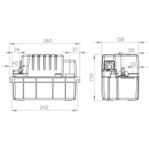 Pompe de relevage de condensats - SFA - Sanicondens Eco V02 - Chaudier