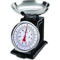 TERRAILLON 14477 Retro Deco Mechanical Scale - 5 kg - 1L Bowl - Large