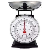 TERRAILLON 14477 Retro Deco Mechanical Scale - 5 kg - 1L Bowl - Large