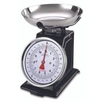 TERRAILLON 14477 Retro Deco Mechanical Scale - 5 kg - 1L Bowl - Large