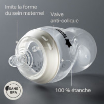 Tommee Tippee - Closer to Nature Baby Bottles - Nipple Mimicking Mater