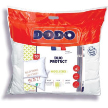DODO - Lot de 2 oreillers moelleux - DUO PROTECT - 50 x 70 cm - 100 %