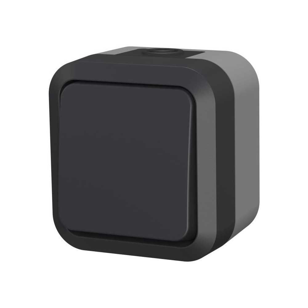 Poussoir - QUARX - Aqua Pro - Extérieur, 250V, 10A, IP55, conforme NF