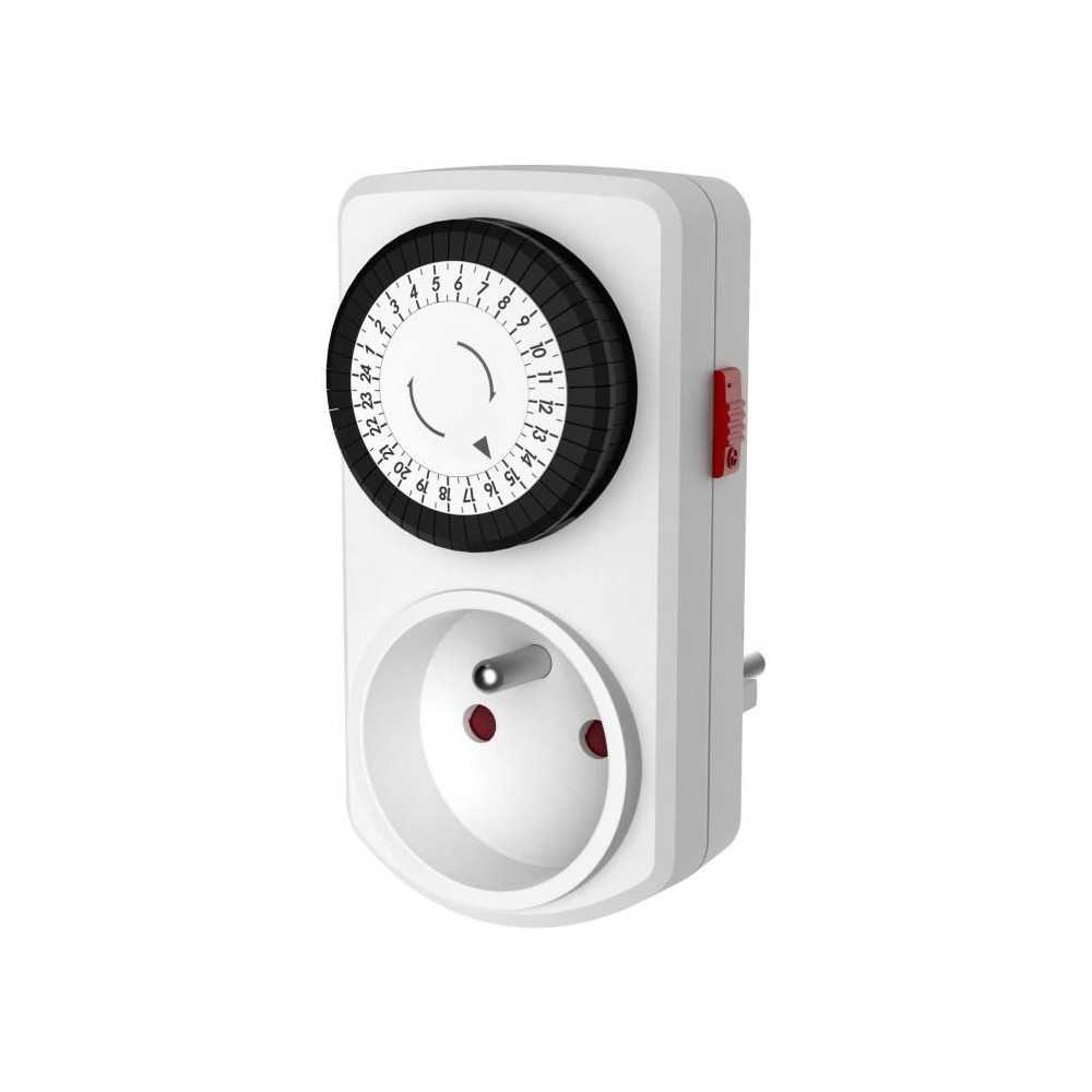 Mini programmateur mécanique journalier - GAO - 3680 W - 48 programme