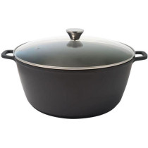 High slow cooker + glass lid - 13.4 Lt Ø 36 cm