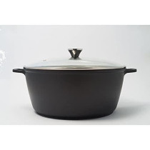 High slow cooker + glass lid - 13.4 Lt Ø 36 cm