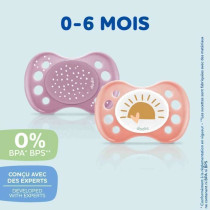 DODIE PACIFIER Set of 3 Anatomical Day and Night Pacifiers 0-6 Months