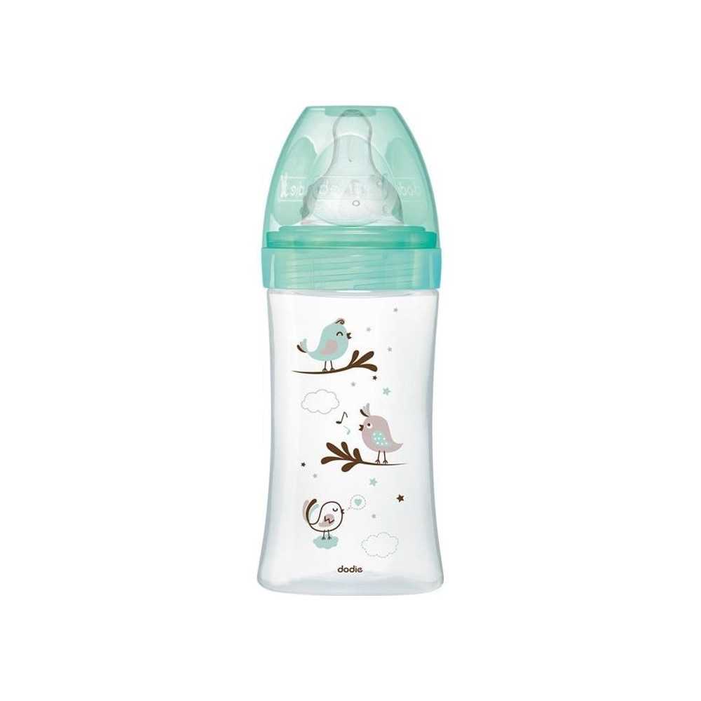 DODIE Anti-colic bottle Initiation + GLASS 3 speeds flow 2 - 270ml - V