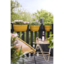 Elho - Flower pot - Vibia Campana Easy Hanger Large - Yellow honey - O