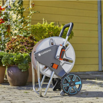 GARDENA AquaRoll M Metal Wheeled Hose Reel
