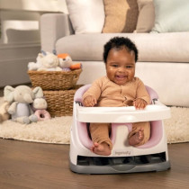 INGENUITY 2-in-1 booster seat with integrated storage tray, peony, fro