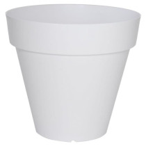 Riviera Round Soleilla Pot - 50 cm - White