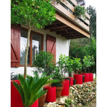 Riviera Round granite tank - 50 cm - red