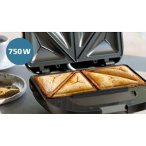 Croque-monsieur machine - PHILIPS - HD2331/90 - 750 W - Triangular pla