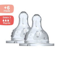 DODIE Initiation Teat + Supernova round 3 speed - wide neck - +6 month
