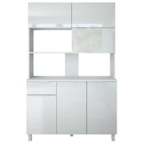 Berlioz Creations CB120B LOVA Buffet de cuisine contemporain avec 6 Po