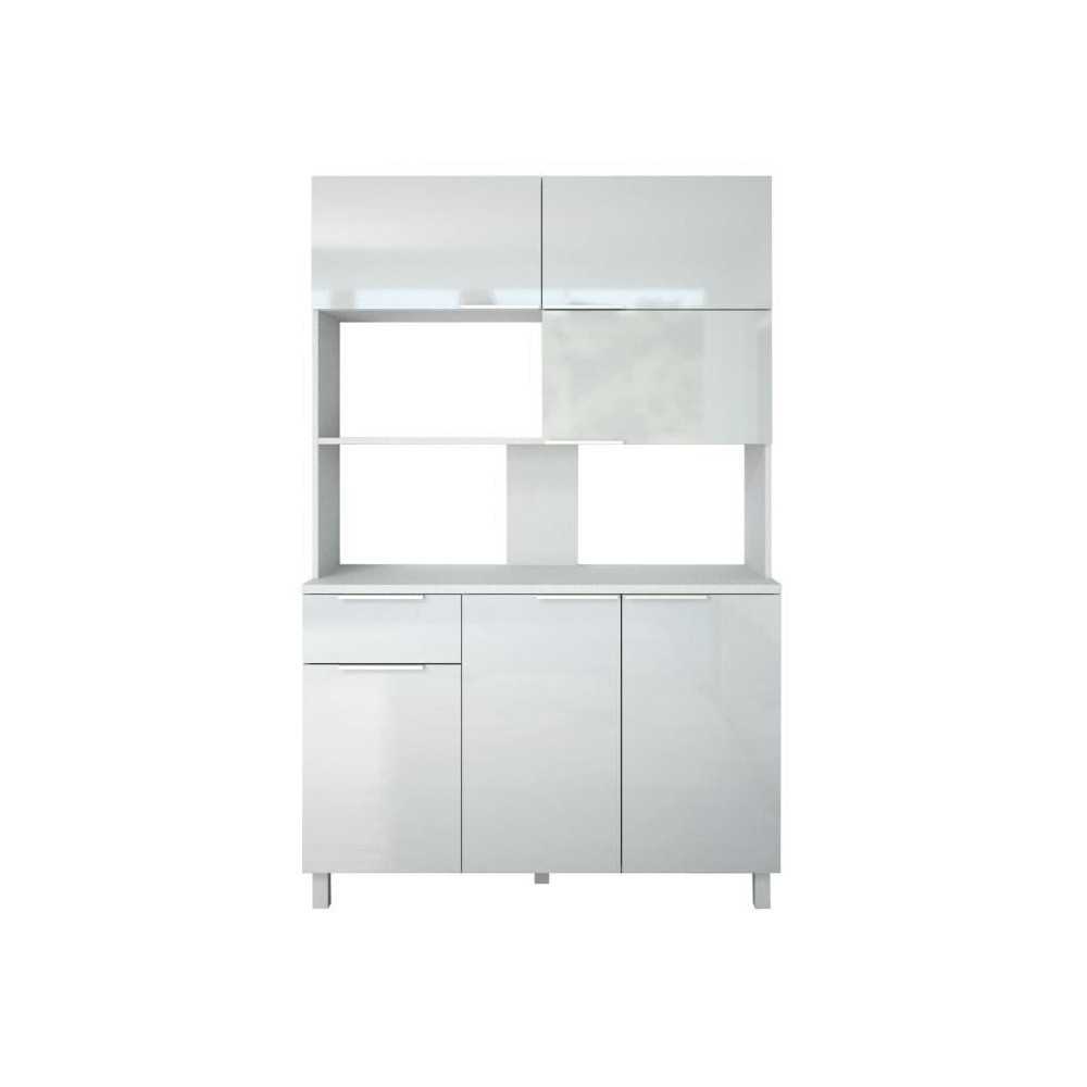 Berlioz Creations CB120B LOVA Buffet de cuisine contemporain avec 6 Po