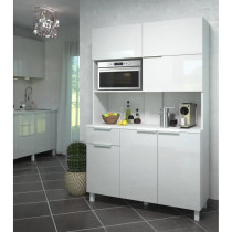 Berlioz Creations CB120B LOVA Buffet de cuisine contemporain avec 6 Po