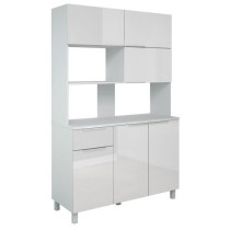 Berlioz Creations CB120B LOVA Buffet de cuisine contemporain avec 6 Po