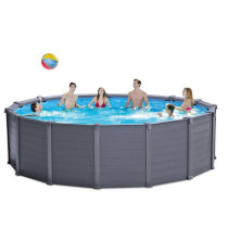 Kit Piscine Graphite 4,78 x 1,24 m - Intex