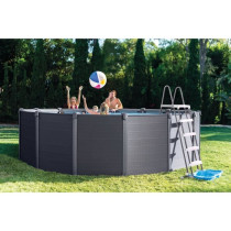 Kit Piscine Graphite 4,78 x 1,24 m - Intex