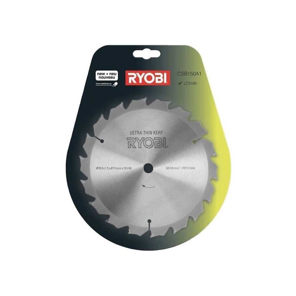 RYOBI - Lame ULTRA FINE 150 mm - 18 dents - alésage 10 mm pour scie c