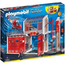 PLAYMOBIL 9462 - City Action - Fire Station with Helicopter - New in 2
