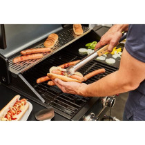 Barbecue a gaz - COOK'IN GARDEN - FIDGI 4 - 4 brûleurs + Side - Noir