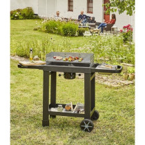 Barbecue au charbon de bois - COOK'IN GARDEN - EASY 60 - Noir