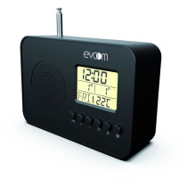 EVOOM LEKIO smart alarm clock radio with date, time, temperature and h