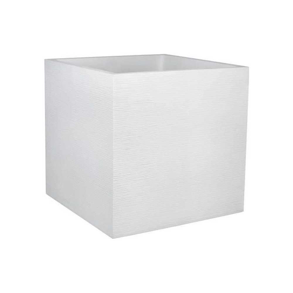 PLASTIC EDA Graphit Square Flower Tray - 57 L - 49.5 x 49.5 x 49.5 cm
