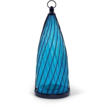 Solar lantern - GARDEN ID Blue Dome - Ø17 H40 cm - Autonomy 6-8h - On