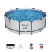 Kit Piscine hors sol tubulaire BESTWAY - Steel Pro Max™ - 396 x 122