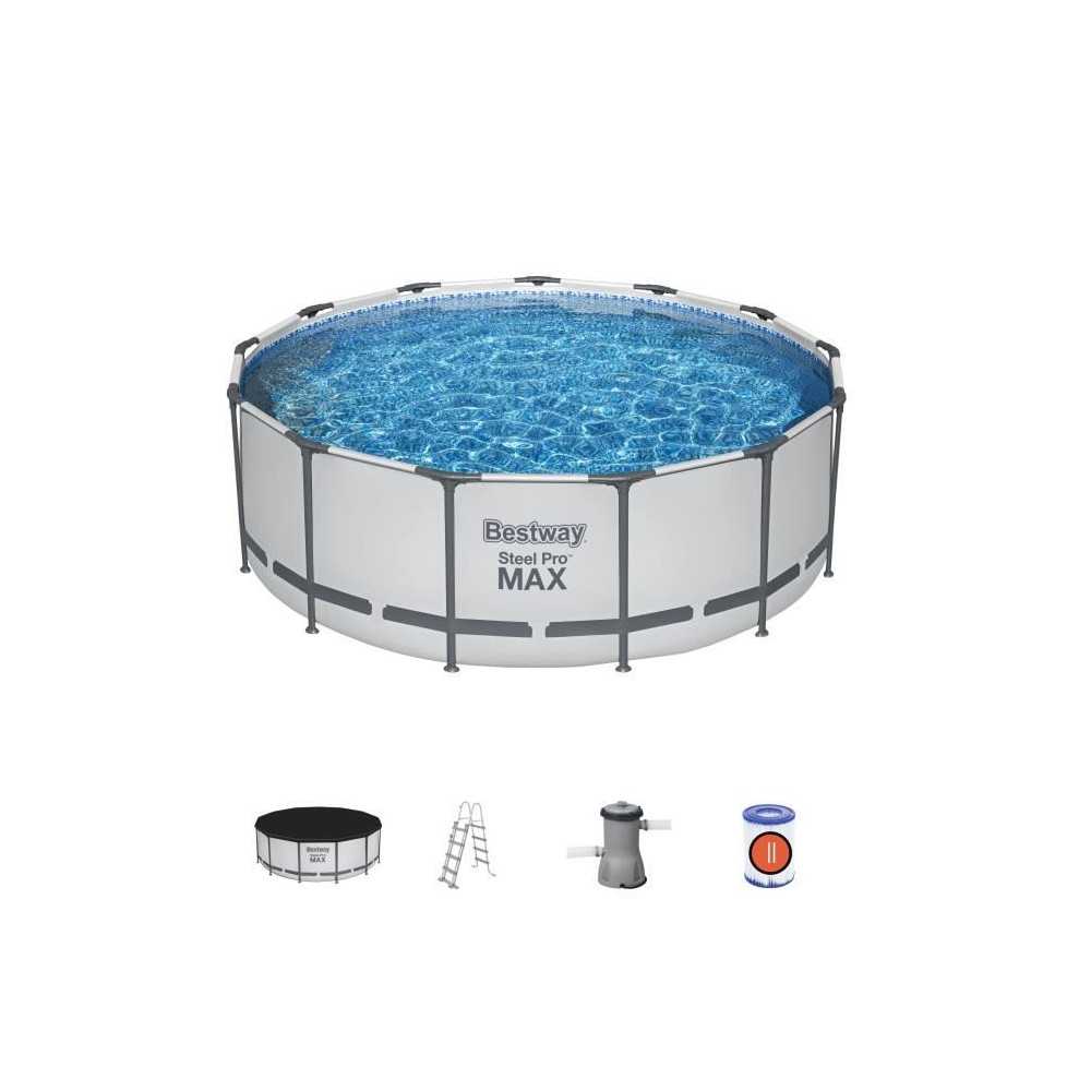 Kit Piscine hors sol tubulaire BESTWAY - Steel Pro Max™ - 396 x 122