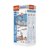 Kit Piscine hors sol tubulaire BESTWAY - Steel Pro Max - 427 x 84 cm -