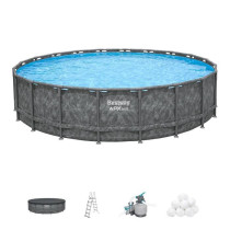 Kit piscine hors sol tubulaire BESTWAY - APX 365™ - 671 x 132 cm - R